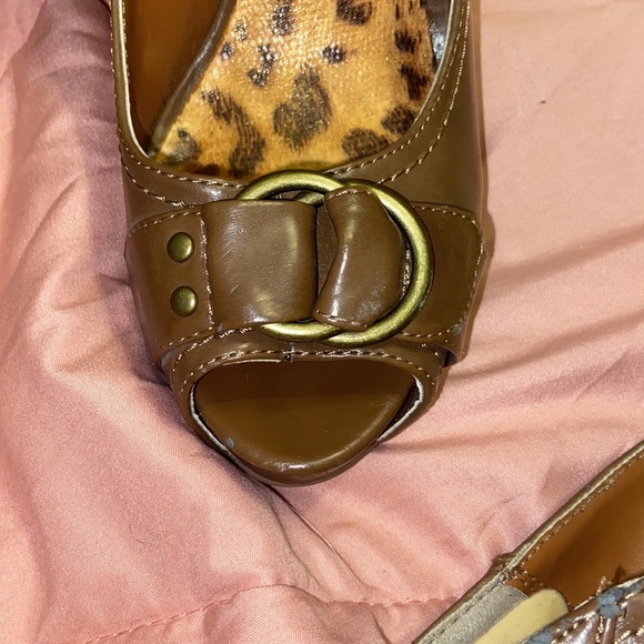 Work brown heels - Picture 4 of 5